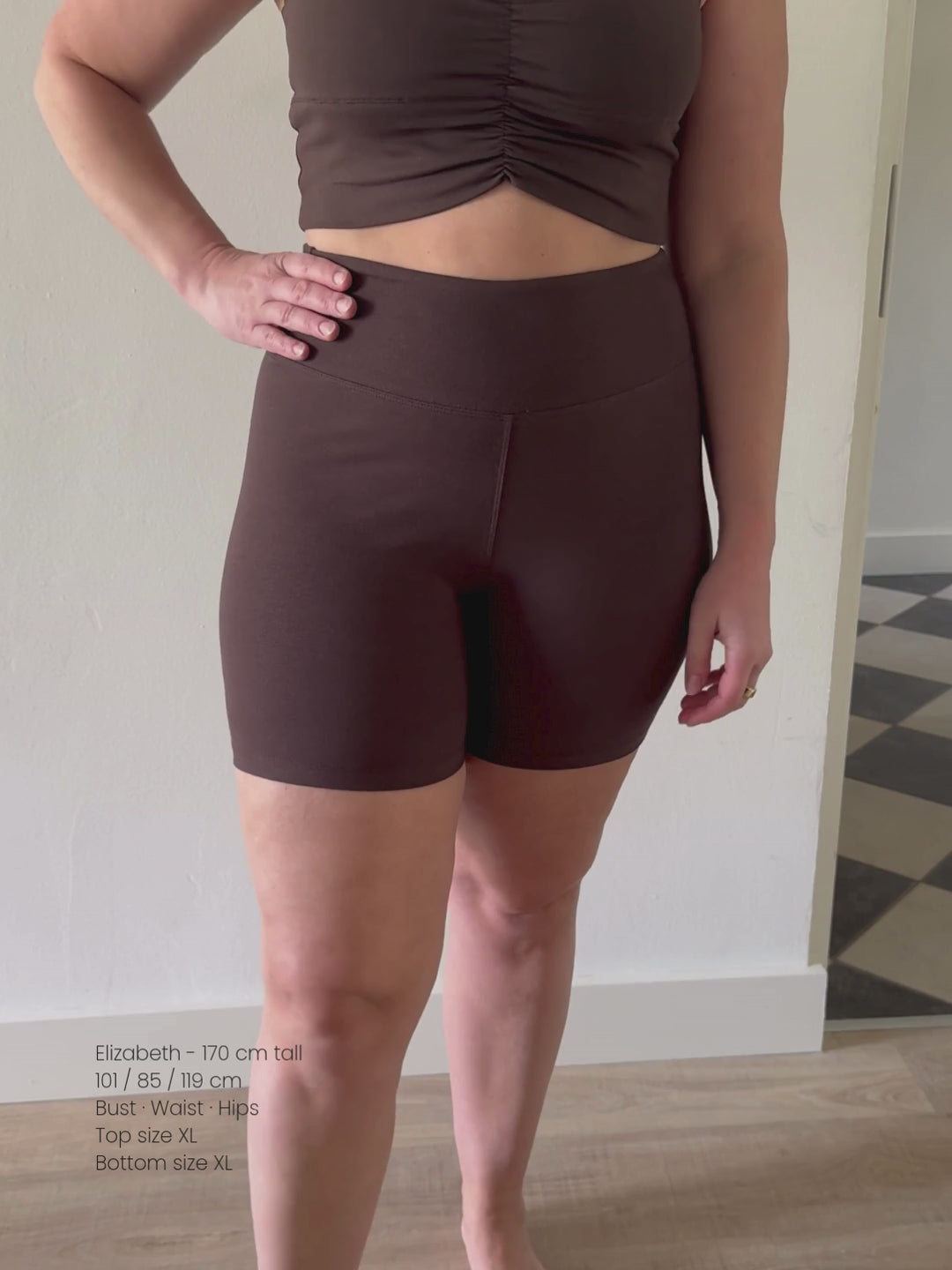Biologisch Katoenen High Waist Biker Short